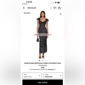 Free People Butterfly Dress - Size XS